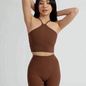 Buffbunny Foxy Sports Bra small-Brady Brown